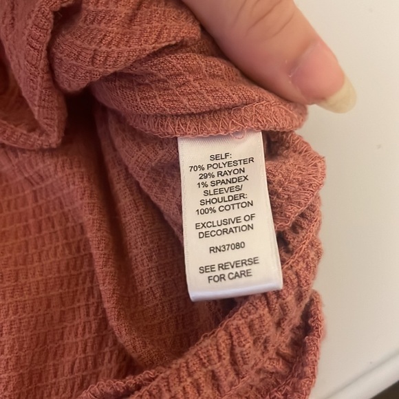 𝅺est 1946 Pink Boho Top Size XL - Picture 6 of 7